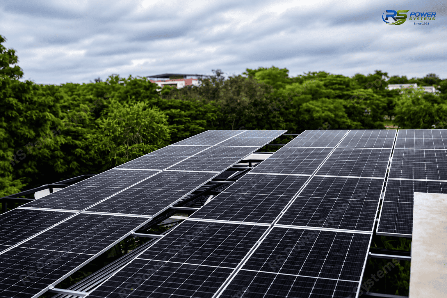 Industrial Solar Panel Completed Work in Trichy Tamil Nadu
